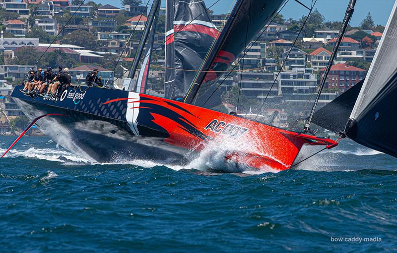 andoo Comanche powered up and heading for the finish line - photo © Bow Caddy Media