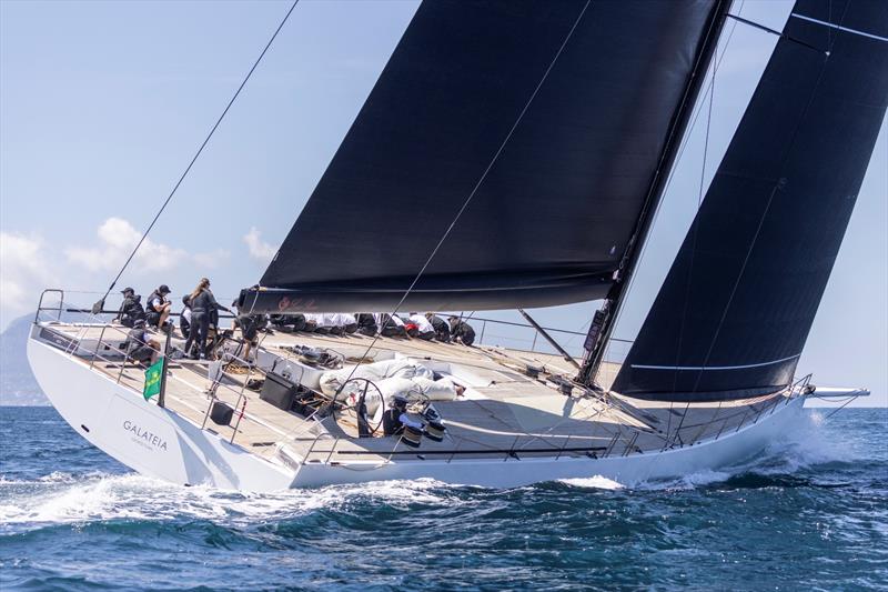 Lizz Flowers at the helm during the IMA Maxi European Championship - photo © IMA / Studio Borlenghi