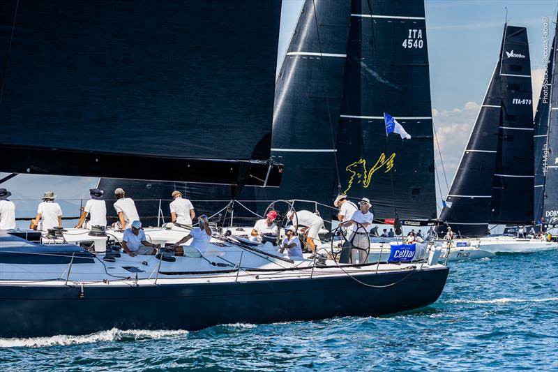 2024 winner Carlo Puri Negri at the helm of his beloved 80 footer Atalanta II photo copyright Fabio Taccola taken at Yacht Club Livorno and featuring the Maxi class