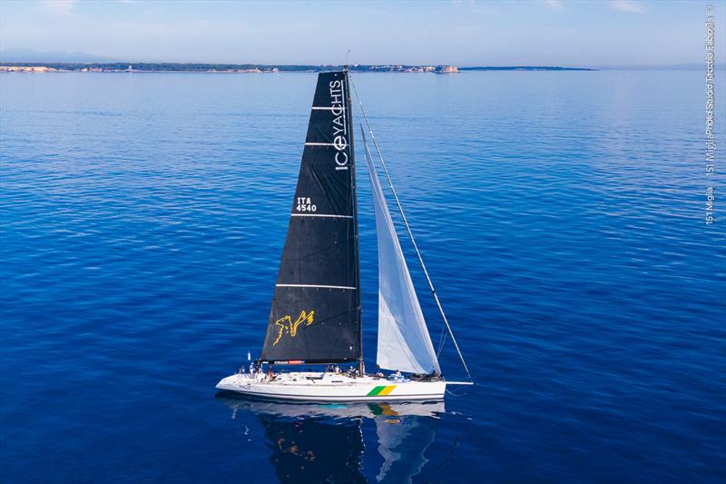 Marco Malgara's Nice ghosts along en route to maxi class victory photo copyright Fabio Taccola taken at Yacht Club Livorno and featuring the Maxi class