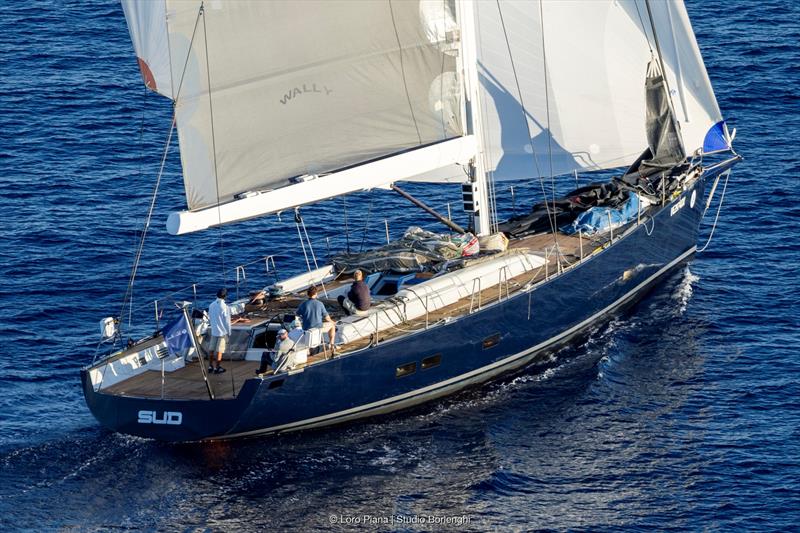 IMA President Maurits van Oranje's Wally 80 Sud struggled in the light conditions - photo © Loro Piana / Studio Borlenghi