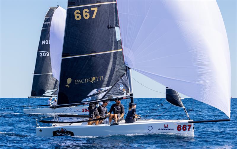 Melges 20 and Melges 32 Worlds at Puntaldia, Sardinia day 3 - photo © Enfant Terrible / Zerogradinord