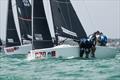 Cuyler Morris's Melges 24 during the 2026 Bacardi Invitational Regatta &copy; Anna Suslova