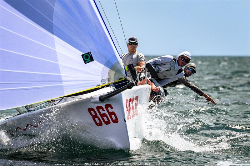 Melges 24 – Harry Melges IV / Finn Rowe / Ripley Shelley / Carlos Robles / Nick Muller pushing hard on ‘Zenda Express' - photo © Martina Orsini