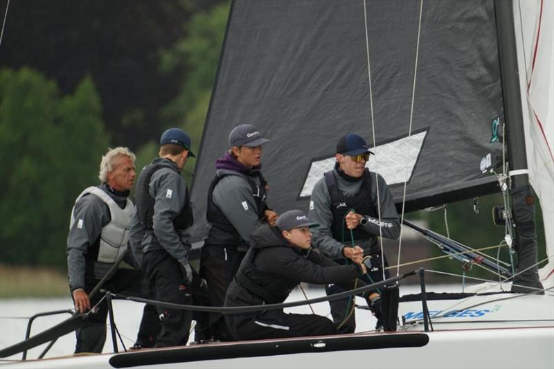Angry Dragon (AUT752) of Norbert Voith - Melges 24 European Sailing Series 2024 - Attersee, Austria  photo copyright Francesca Rossetto taken at  and featuring the Melges 24 class