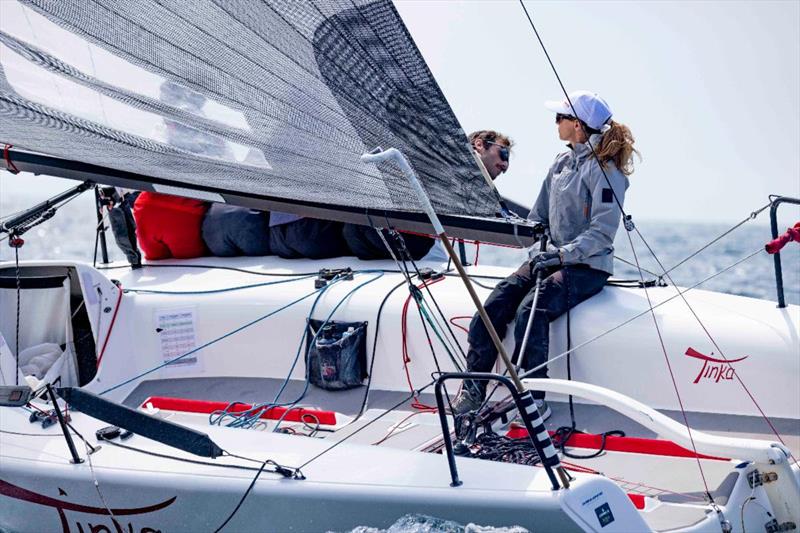 Kathrin Wagner helming her Tinka USA757 at the 2024 Melges 24 U.S. Nationals in Santa Barbara - photo © Sharon Green