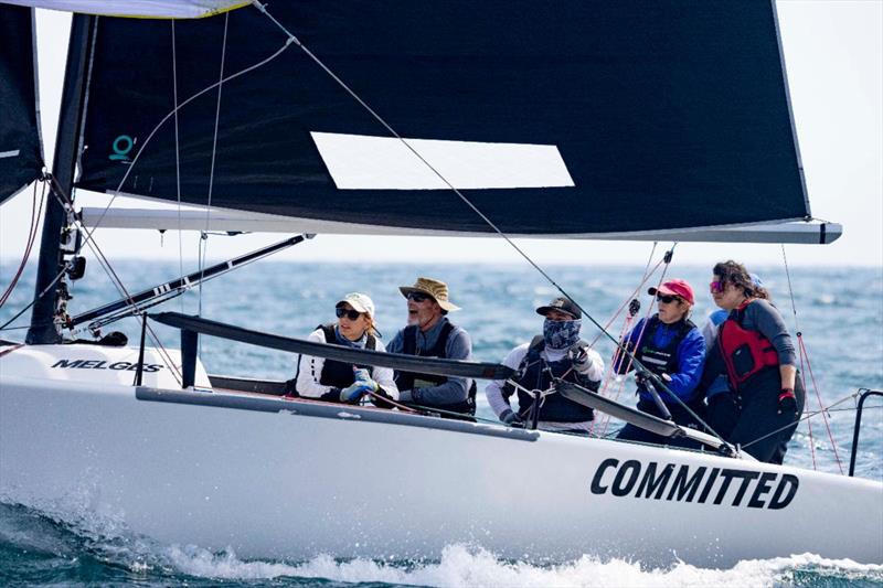 Sallie Lang's Committed USA658 at the 2024 Melges 24 U.S. Nationals in Santa Barbara  - photo © Sharon Green