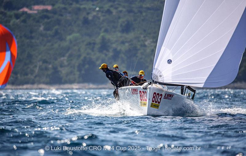 Luka Šangulin's Panjic CR0803 - Luki Baustoffe CRO Melges 24 Cup 2025 - Trogir | Melges 24 European Sailing Series 2025 - photo © regate.com.hr