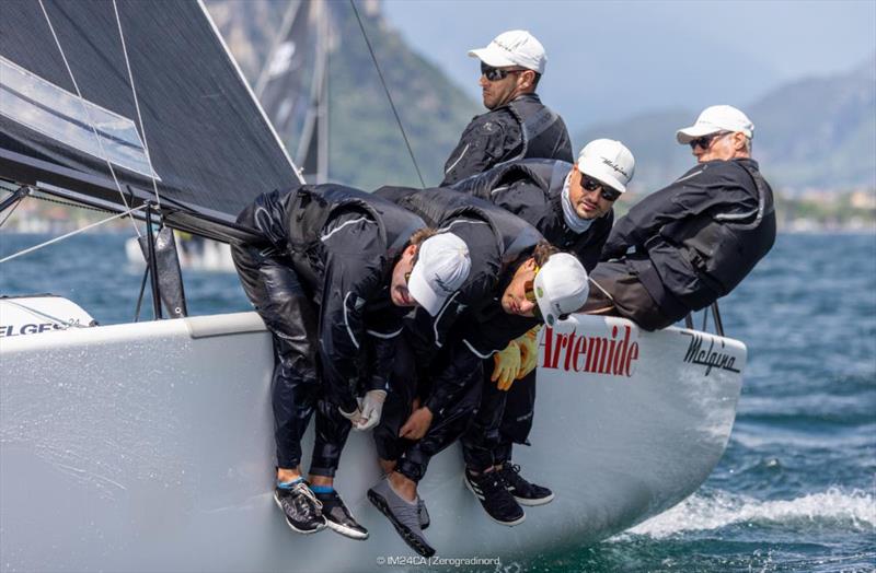 Paolo Brescia's Melgina ITA854 - 2025 Melges 24 European Sailing Series / Italian Open Championship - Fraglia Vela Riva, Riva del Garda, ITA  - photo © IM24CA | Zerogradinord