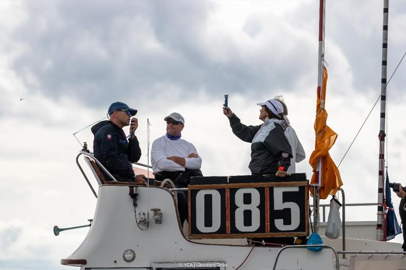 Race Committee led by Giancarlo Crevatin and David Bartol - Melges 24 World Championship 2025 day 1 - photo © Yacht Club Adriaco / Giovanni Tesei