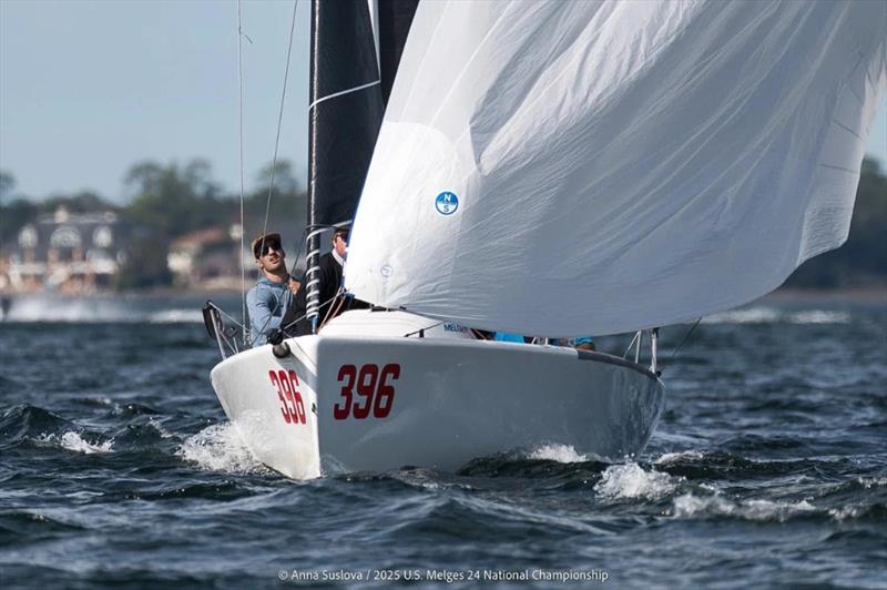 WOMBMATES RACING (USA396) by John Shockey - Melges 24 U.S. National Championship 2025 - Pensacola, FL, USA - photo © Anna Suslova