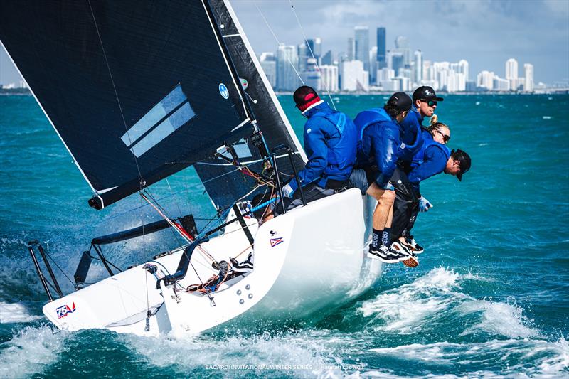 Melges 24s love Miami - photo © Hannah Lee Noll 