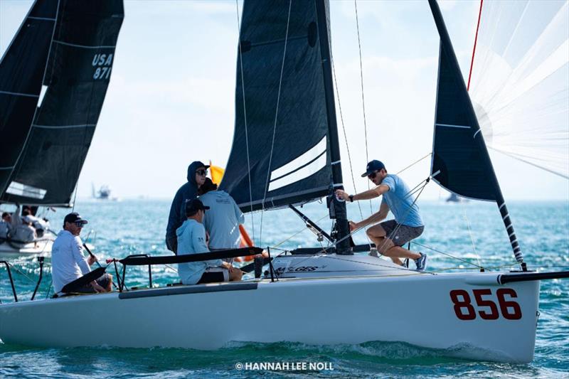 Geoff Fargo's SENTINEL (USA856) - Melges 24 North American Championship 2025, Bacardi Winter Series 2026 Event No 1 - Miami, FL, USA - photo © Hannah Lee Noll