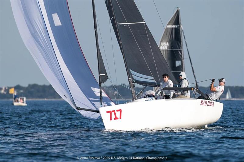 2025 Melges 24 North American Sailing Series Corinthian Champions - Scott Zimmerman with Katherine Zimmerman, Kevin Fisher and Andy Girrell on BAD IDEA USA717 - Melges 24 U.S. National Championship 2025 - photo © Anna Suslova