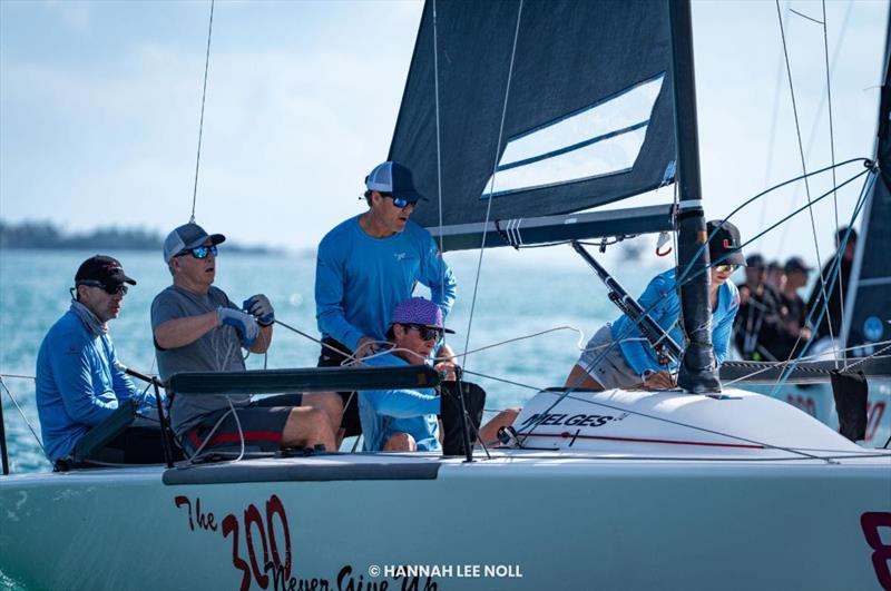 THE 300 USA839 by Steve Boho - Melges 24 North American Championship 2025, Bacardi Winter Series 2026 Event No 1 - Miami, FL, USA - photo © Hannah Lee Noll