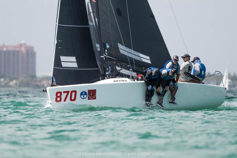Cuyler Morris's Dark Horse Melges 24 - Bacardi Invitational Regatta  - photo © Anna Suslova Media