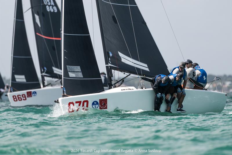 Cuyler Morris's Melges 24 during the 2026 Bacardi Invitational Regatta - photo © Anna Suslova