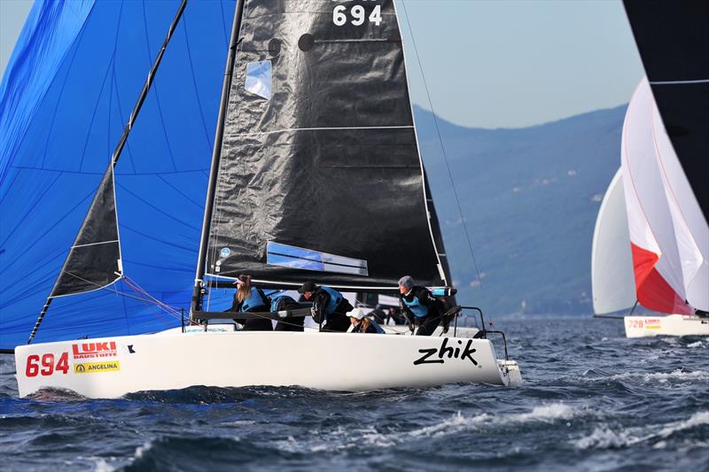 Miles Quinton's ZHIK RACE TEAM GBR694 with Geoff Carveth at the helm - Opatija CRO Melges 24 Cup 2026 - Melges 24 European Sailing Series 2026 - photo © Tomislav Krišto