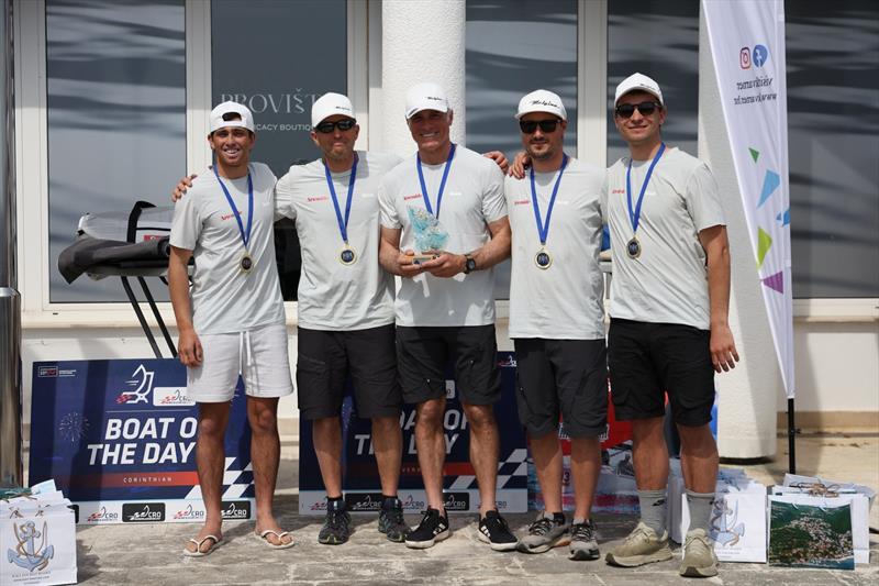 Paolo Brescia's MELGINA ITA854 team with Andrea Racchelli, Lorenzo Centuori, Alexander Harej, Jaš Farneti - Opatija CRO Melges 24 Cup 2026 - Melges 24 European Sailing Series 2026 - photo © Tomislav Krišto