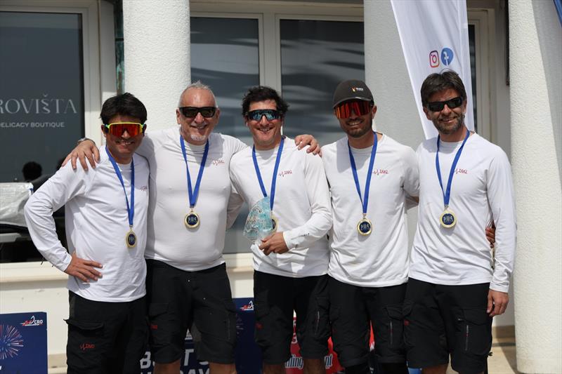 Team TAKI 4 ITA778 with Niccolo Bertola at the helm, with Marco Zammarchi, Giacomo Fossati, Giovanni Bannetta, Pietro Seghezza - Opatija CRO Melges 24 Cup 2026 - Melges 24 European Sailing Series 2026 - photo © Tomislav Krišto