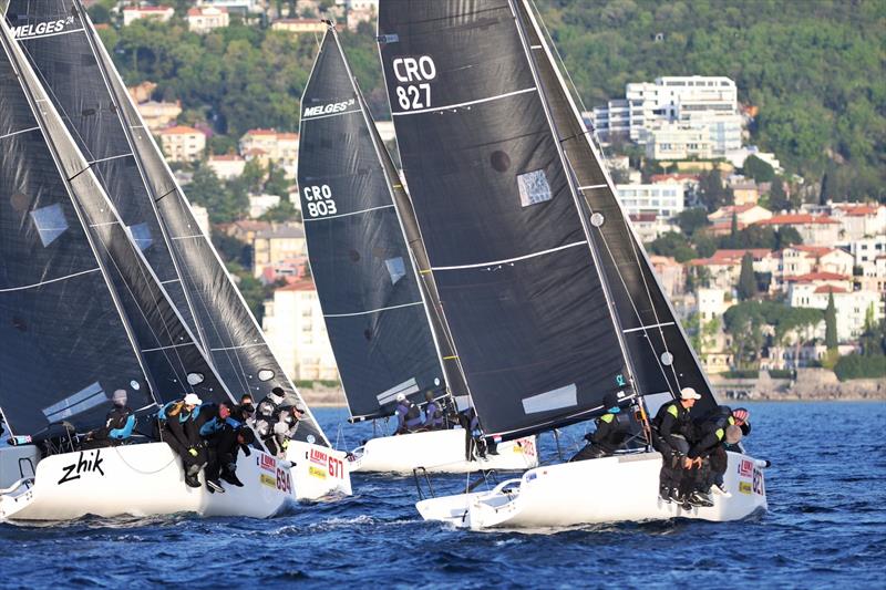 Melges 24 European Sailing Series 2026 at Opatija, Croatia - day 3 - photo © Tomislav Krišto