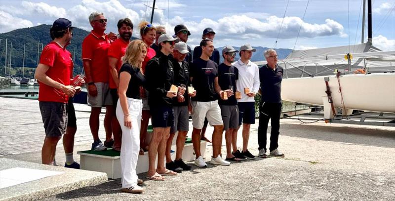 Melges 24 Austrian Open 2026 Top 3 - Melges 24 European Sailing Series 2026 - photo © Segelclub Kammersee