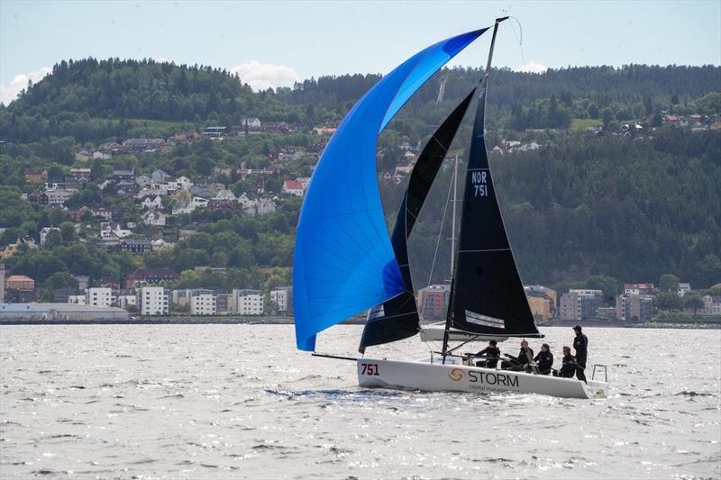 Peder Jahre, Lillan Agerup, Halvor Albjerk Hamran, Pål Tønneson, Sivert Denneche aboard STORM CAPITAL (NOR 751) - Melges 24 Norwegian Open 2026 - Melges 24 European Sailing Series 2026 - Trondheim, NOR - photo © Enrico Meloni