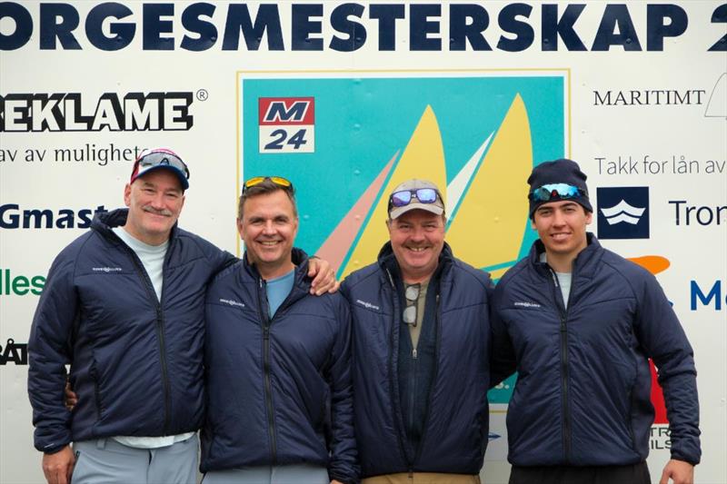 Peder Nergaard with Petrus Eide, Fabian Spone and Morten Helgesen - team BLOW (NOR 787) - Melges 24 Norwegian Open 2026 - Melges 24 European Sailing Series 2026 - Trondheim, NOR - photo © Enrico Meloni