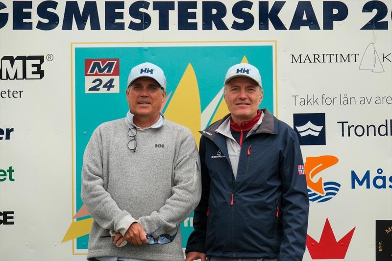 Kristoffer Spone and Christen Horn Johannessen of HELLY HANSEN II LISA (NOR 697) - Melges 24 Norwegian Open 2026 - Melges 24 European Sailing Series 2026 - Trondheim, NOR - photo © Enrico Meloni