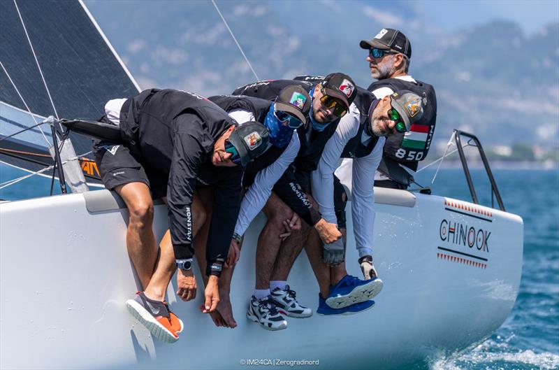 CHINOOK HUN850 by Akos Csolto - Melges 24 Italian National Championship 2026 - Melges 24 European Sailing Series 2026 - Fraglia Vela Riva, Riva del Garda, Italy - photo © IM24CA | Zerogradinord
