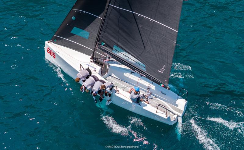 STRAMBAPAPA ITA689 by Michele Paoletti - Melges 24 Italian National Championship 2026 - Melges 24 European Sailing Series 2026 - Fraglia Vela Riva, Riva del Garda, Italy - photo © IM24CA | Zerogradinord