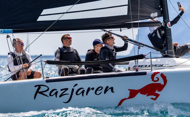RAZJAREN CRO867 helmed by Karlo Kuret - Melges 24 Italian National Championship 2026 - Melges 24 European Sailing Series 2026 - Fraglia Vela Riva, Riva del Garda, Italy  - photo © IM24CA | Zerogradinord