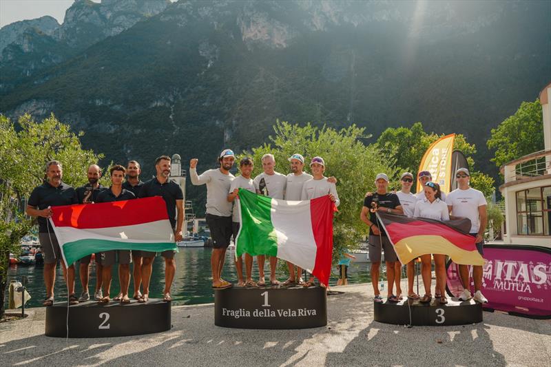 Corinthian podium - Melges 24 European Sailing Series 2026 - Fraglia Vela Riva, Riva del Garda, Italy - photo © Chiara Slijk