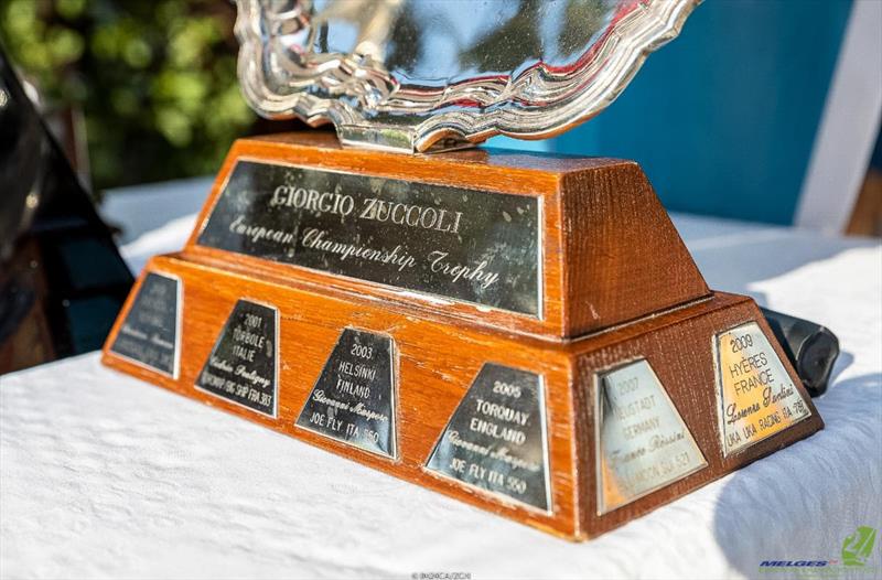 Giorgio Zuccoli's Melges 24 European Championship trophy - photo © IM24CA | Zerogradinord
