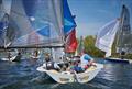 Local Jeremy Deacon sailing with Pete Walker - Merlin Rocket Allen South East Series at Broadwater © Rob O'Neill