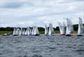 Start of race 6 at the Allen Merlin Rocket Inlands at Grafham © Martyn Denchfield