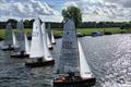 Startline action, with 901 getting a lovely lift off the far shore - Merlin Rockets at Hampton &copy; George Bell