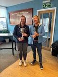 Mary Henderson and Jane Calvert win the Merlin Rocket Women's Championship at Brightlingsea © Livvy Bell