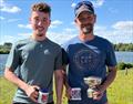 Christian and Gabe Hill, first overall - Merlin Rocket Craftinsure Vintage and Classic series at Fishers Green &copy; Angie Meyer
