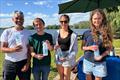 Crews who took to the helm for the Crews Race - Merlin Rocket Craftinsure Vintage and Classic series at Fishers Green &copy; Angie Meyer