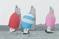 William Warren and Alex Pausey find themselves with a Gould sandwich during the Craftinsure Silver Tiller at Lymington Town Sailing Club &copy; Tristan Jones / Nautipics