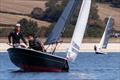Ollie Meadowcroft and Alex Pausey engage river sailing mode on day 1 - Allen Merlin Rocket Inlands at Oxford &copy; Matthew Bell