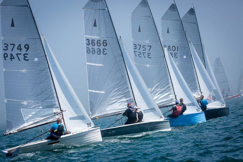 Merlin Rocket Craftinsure Silver Tiller and SW Series at Hooe Point - photo © Paul Gibbins Photography