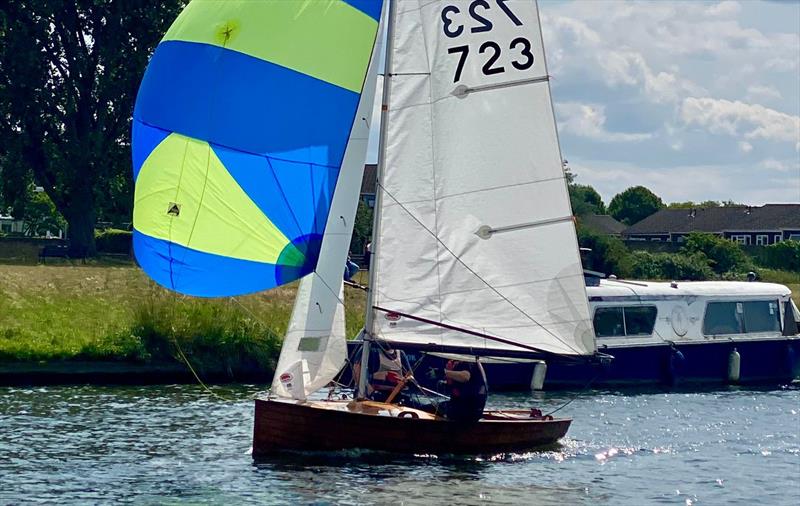 Merlin Rocket Craftinsure Silver Tiller at Hampton photo copyright Peter Norrey taken at Hampton Sailing Club and featuring the Merlin Rocket class