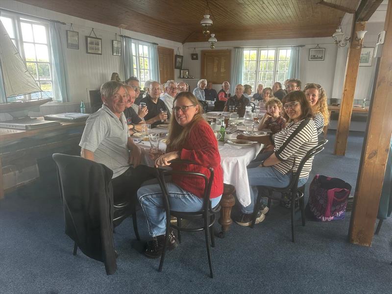 Post sailing dinner during the Merlin Rocket HD Sails Midland Circuit, Classic Series and Craftinsure Vintage Series at Trent Valley - photo © TVSC