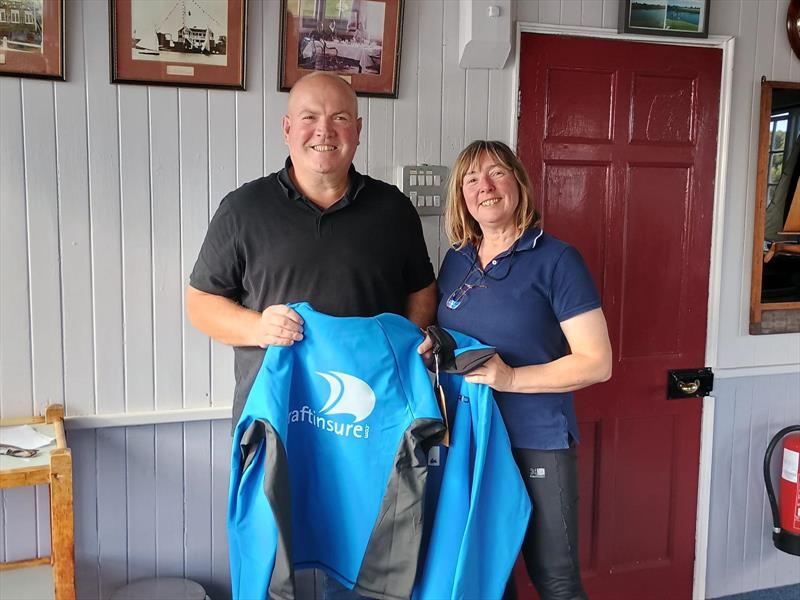 Stuart Jenkins and Nicola Scaddan win the Vintage fleet during the Merlin Rocket HD Sails Midland Circuit, Classic Series and Craftinsure Vintage Series at Trent Valley - photo © TVSC