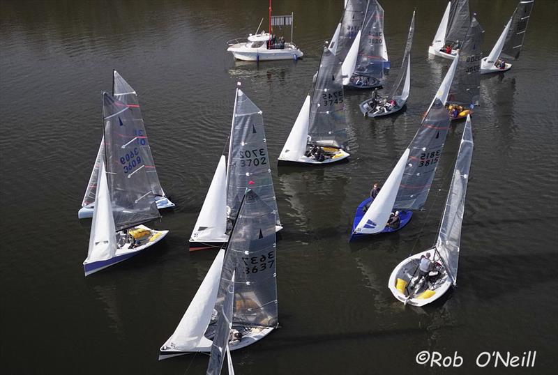Pre start at Wembley Sailing Club for the Craftinsure Silver Tiller and the Allen South East Series photo copyright Rob O'Neill taken at Wembley Sailing Club and featuring the Merlin Rocket class