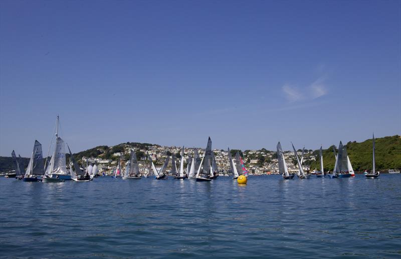 Helly Hansen Merlin Rocket Week at Salcombe Yacht Club Day 5 Morning Race - photo © Lucy Burn