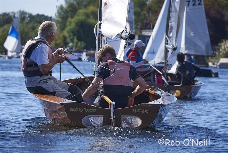 First beat and complete concentration from Barry Dunning crewed by Will Carol - Merlin Rocket 80th Anniversary - photo © Rob O'Neill