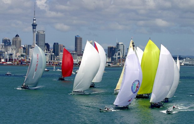 Action from Day 1 of the New Zealand Millennium Cup Superyacht Regatta photo copyright Ivor Wilkins / Millennium Cup taken at  and featuring the  class